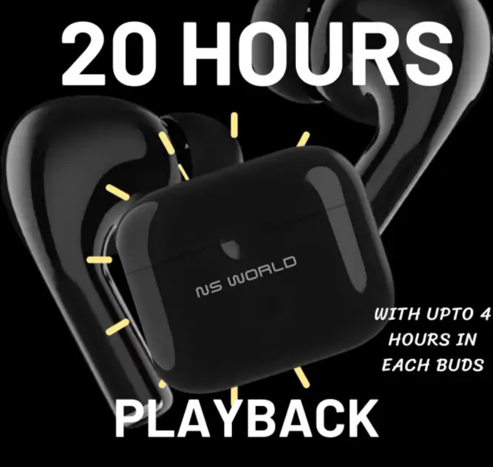 ZenBuds Truly Wireless with upto 20 hour Playtime, Touch Controls BT Headphone Bluetooth Headset (black, True Wireless)