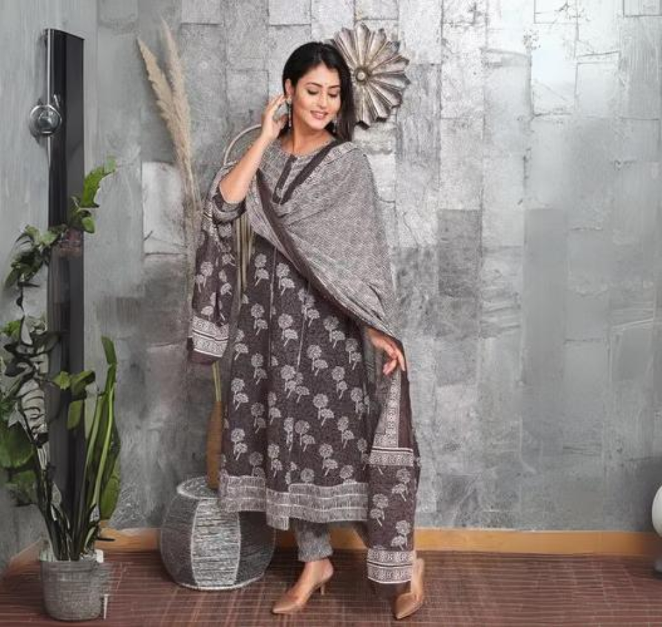 Printed Jaipuri Cotton Kurti