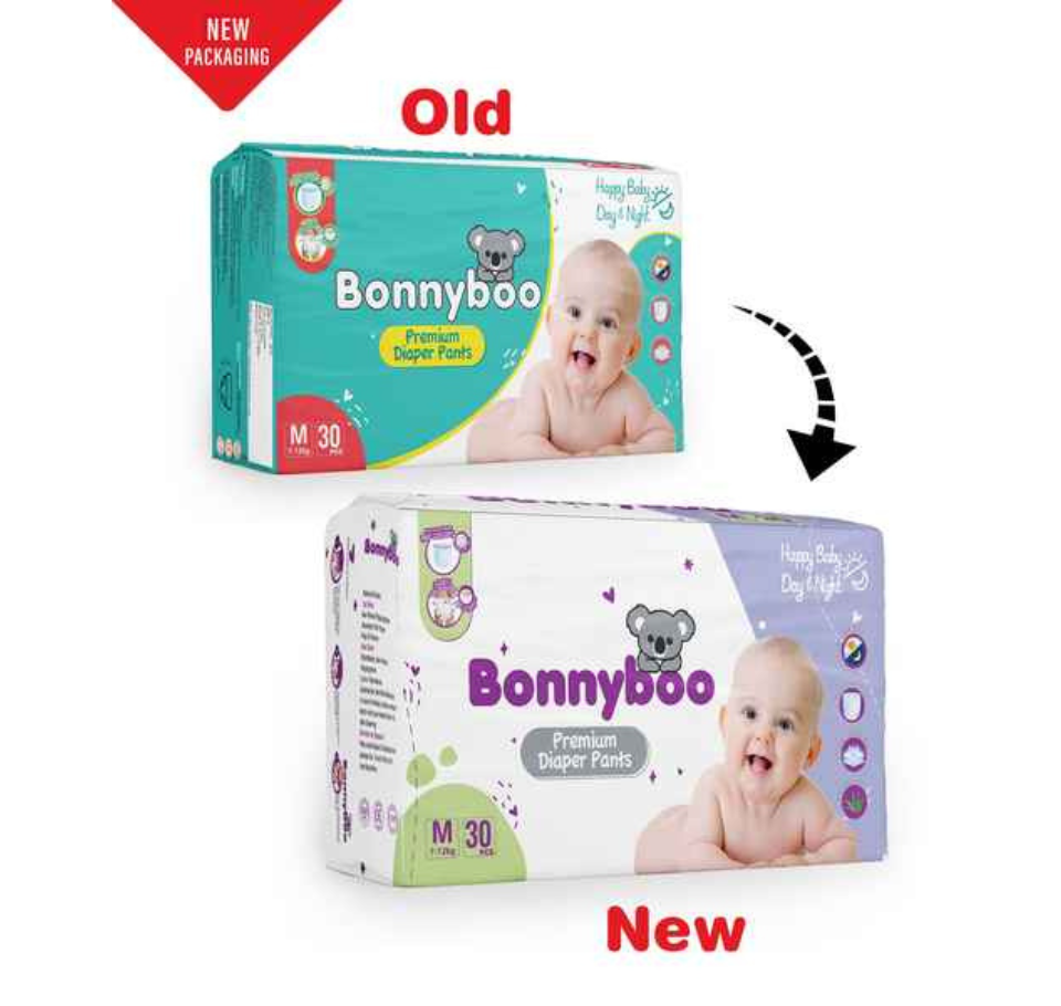 BONNYBOO BABY DIAPER PANTS 30 Pcs