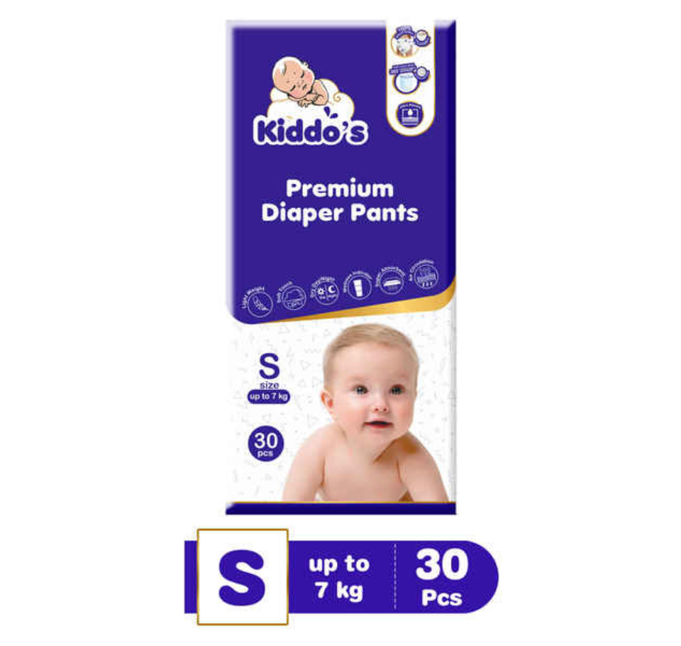 KIDDOS DIAPER PANTS 30Pcs