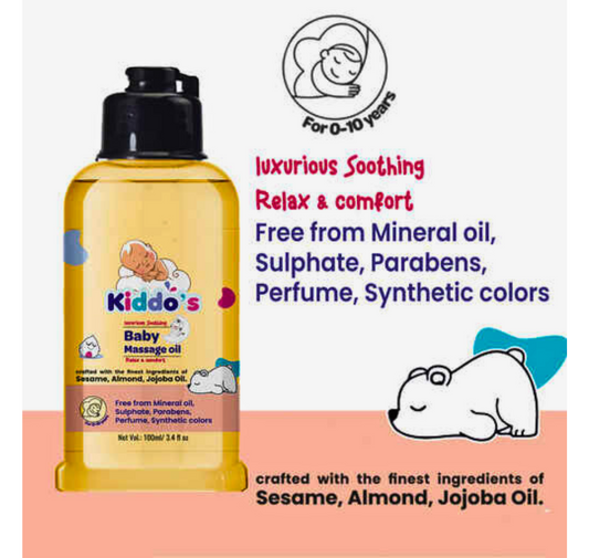 KIDDOS BABY MASSAGE OIL 100 ml