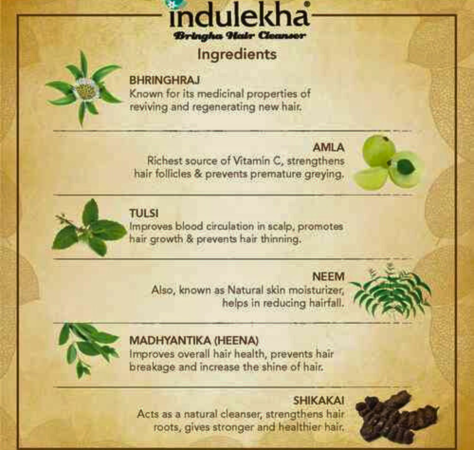 INDULEKHA BRINGHA HAIR CLEANSER (100ML)