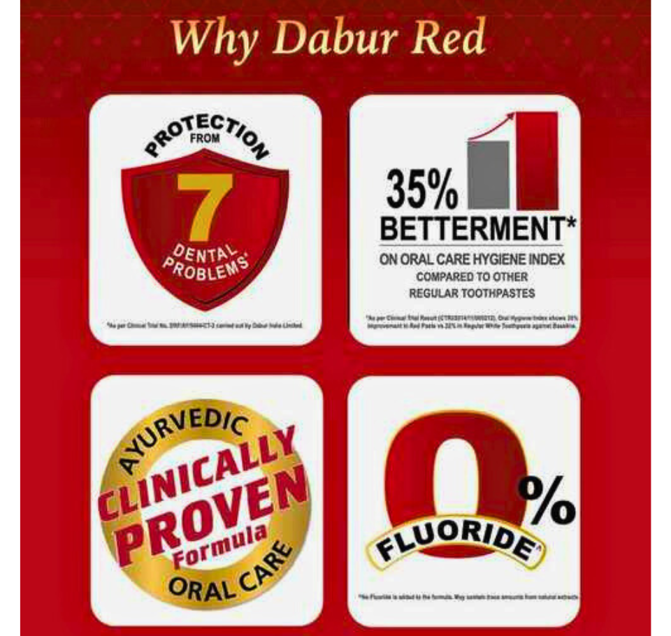 DABUR RED TOOTHPASTE