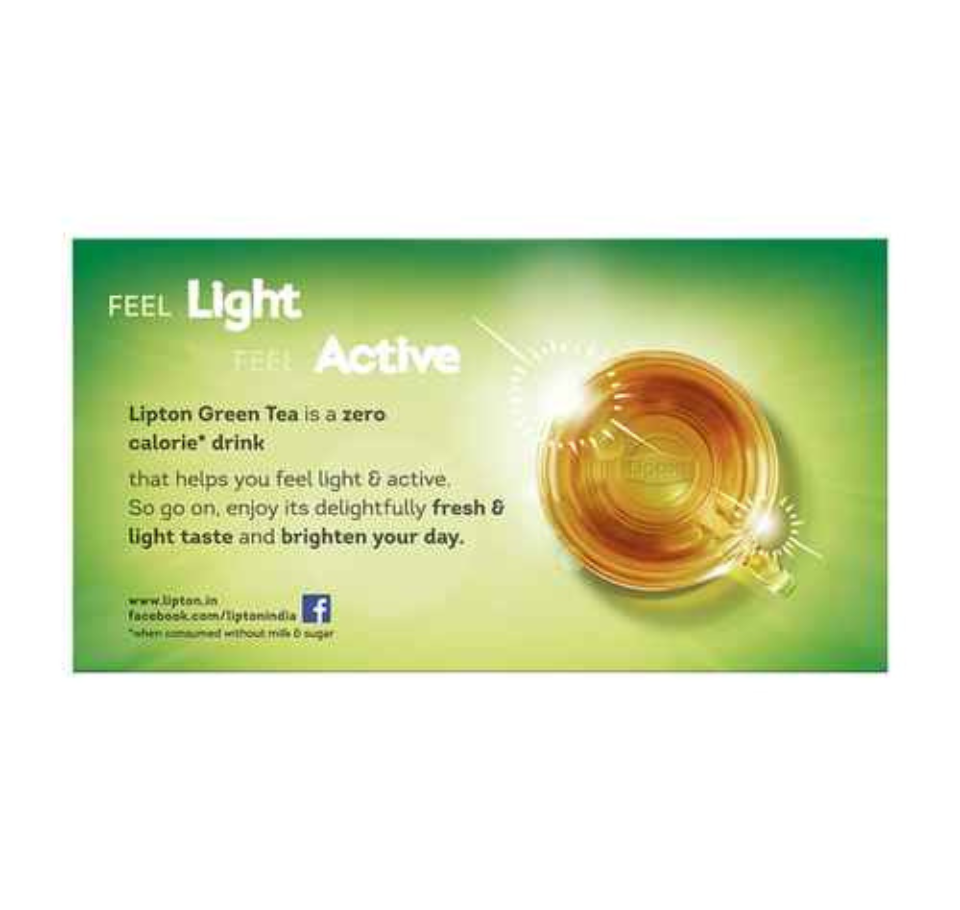 LIPTON GREEN TEA HONEY LEMON 25 TEA BAGS