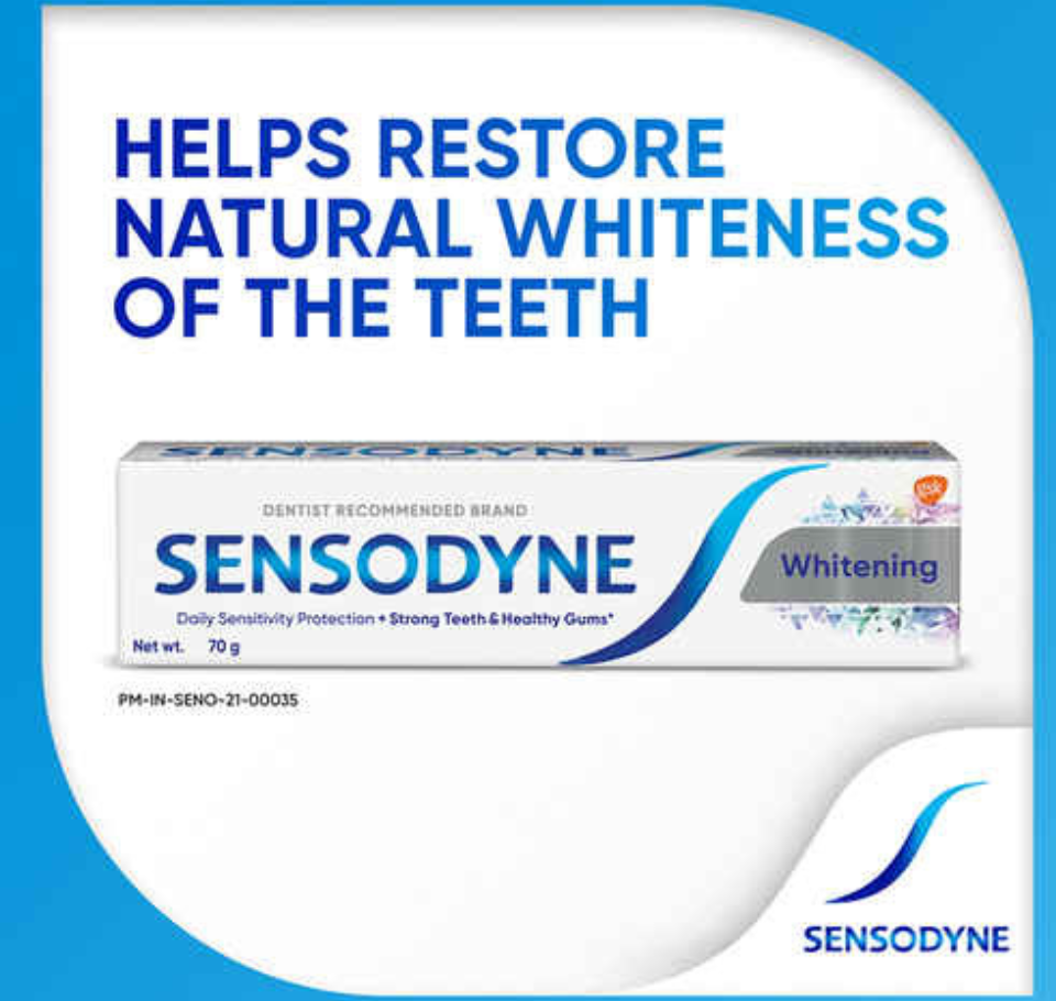 SENSODYNE WHITENING TOOTHPASTE 70GM