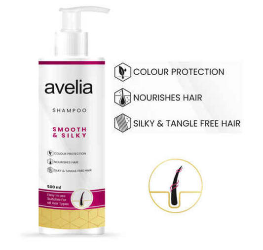 AVELIA SMOOTH & SILKY 500ML SHAMPOO