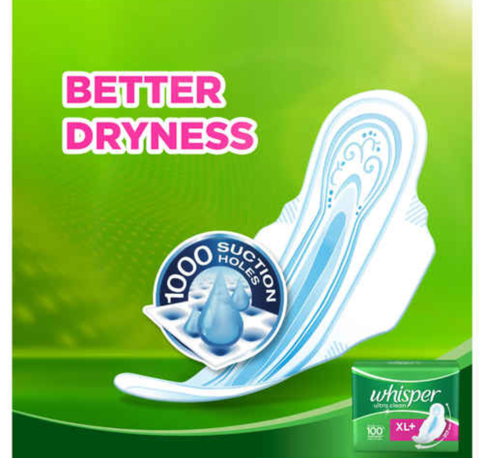 WHISPER ULTRA CLEAN XL + WINGS (15 pads )
