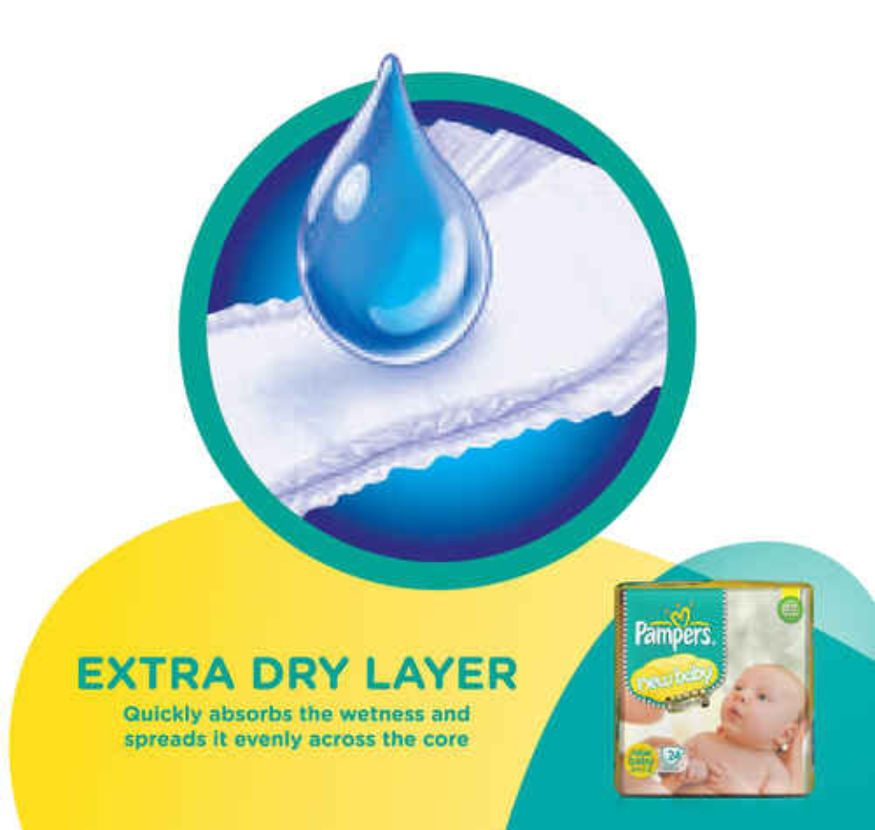 PAMPERS NEW BABY pack of 24 DIAPERS