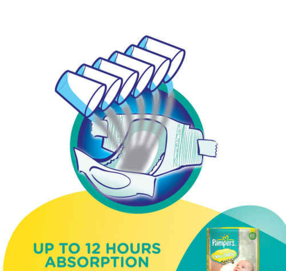 PAMPERS NEW BABY DIAPER (pack of 72)