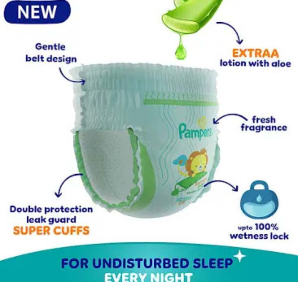 PAMPERS PANTS S- pack of 15