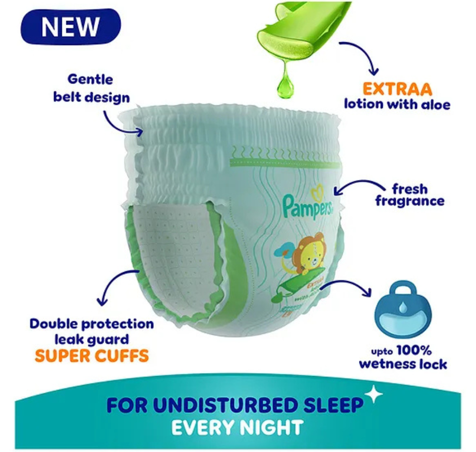 PAMPERS PANTS XL pack of 16