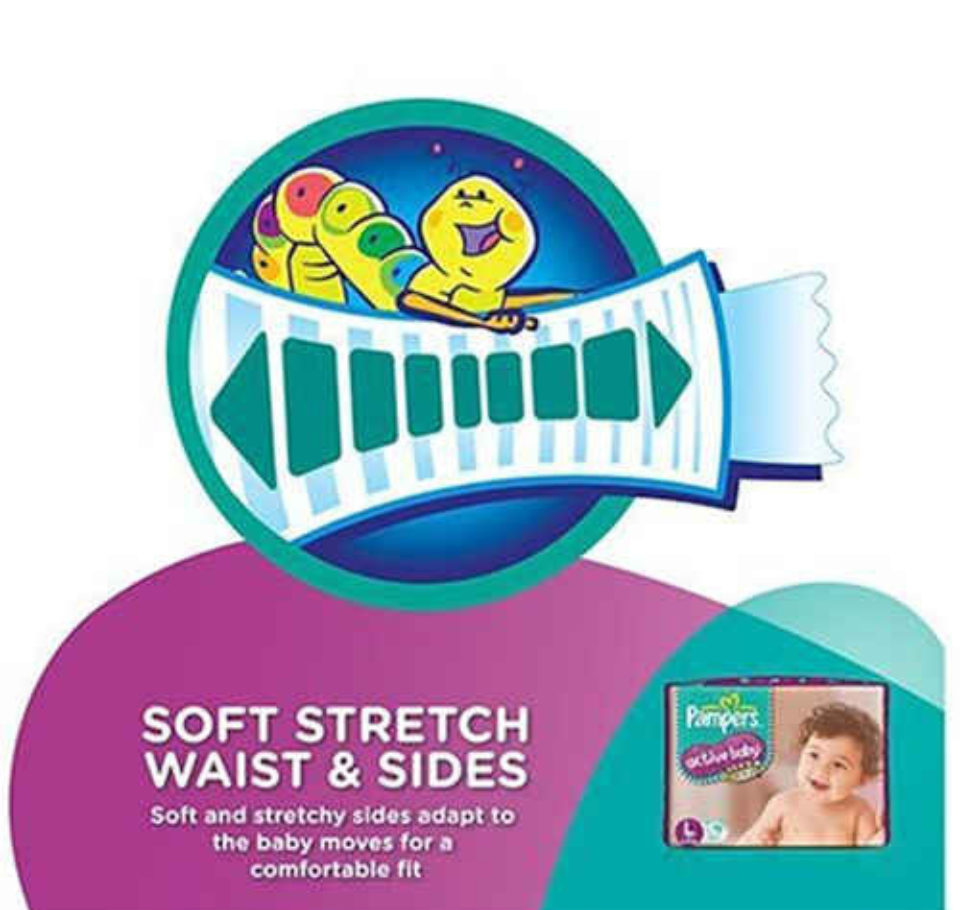 PAMPERS ACTIVE BABY L pack of 78
