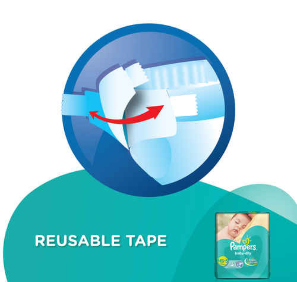 PAMPERS DIAPERS NB S pack of 22