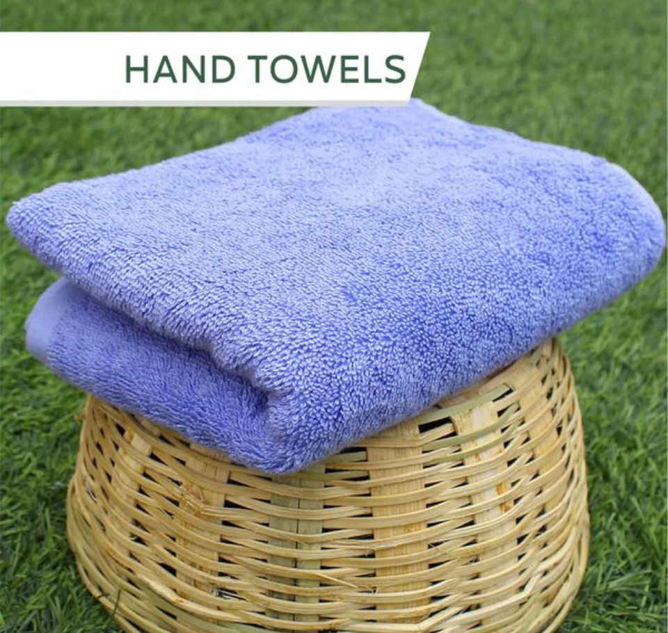 Helium bamboo hand towel (pack of 2)