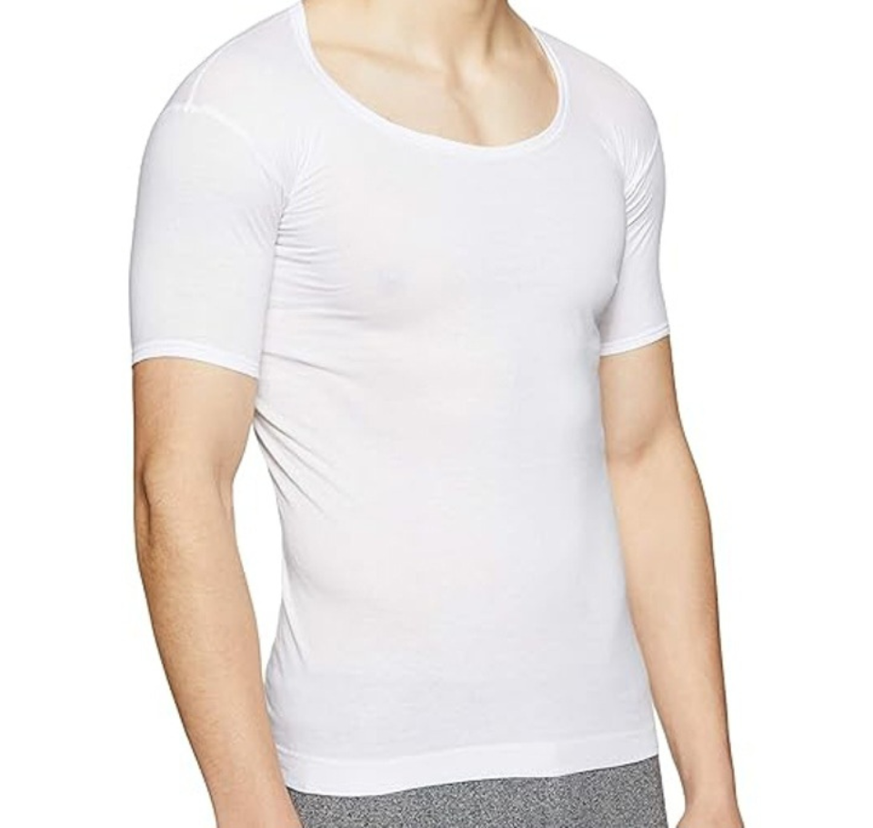 Rupa Jon Folding Round Neck Sleeve Men's Vest - 80 cm (S) - White: 3 Piece