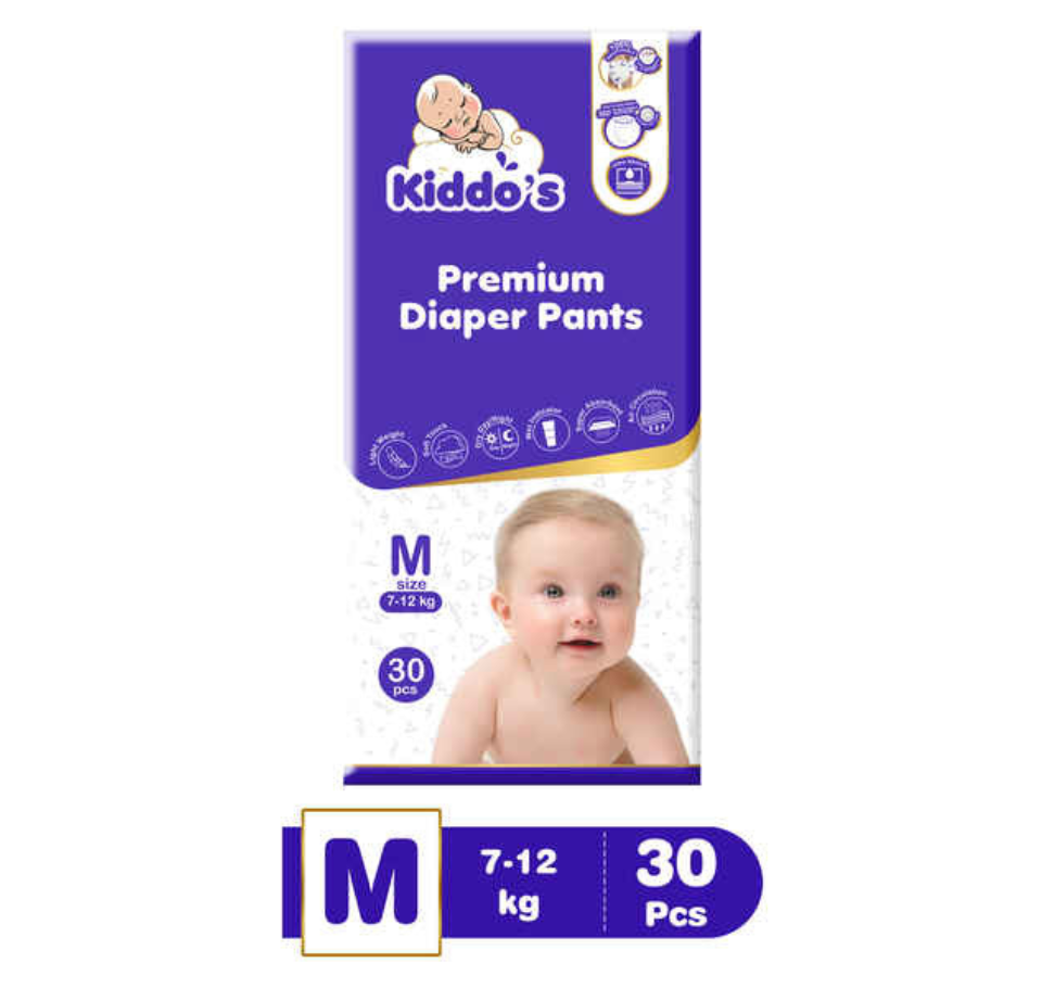 KIDDOS DIAPER PANTS 30Pcs