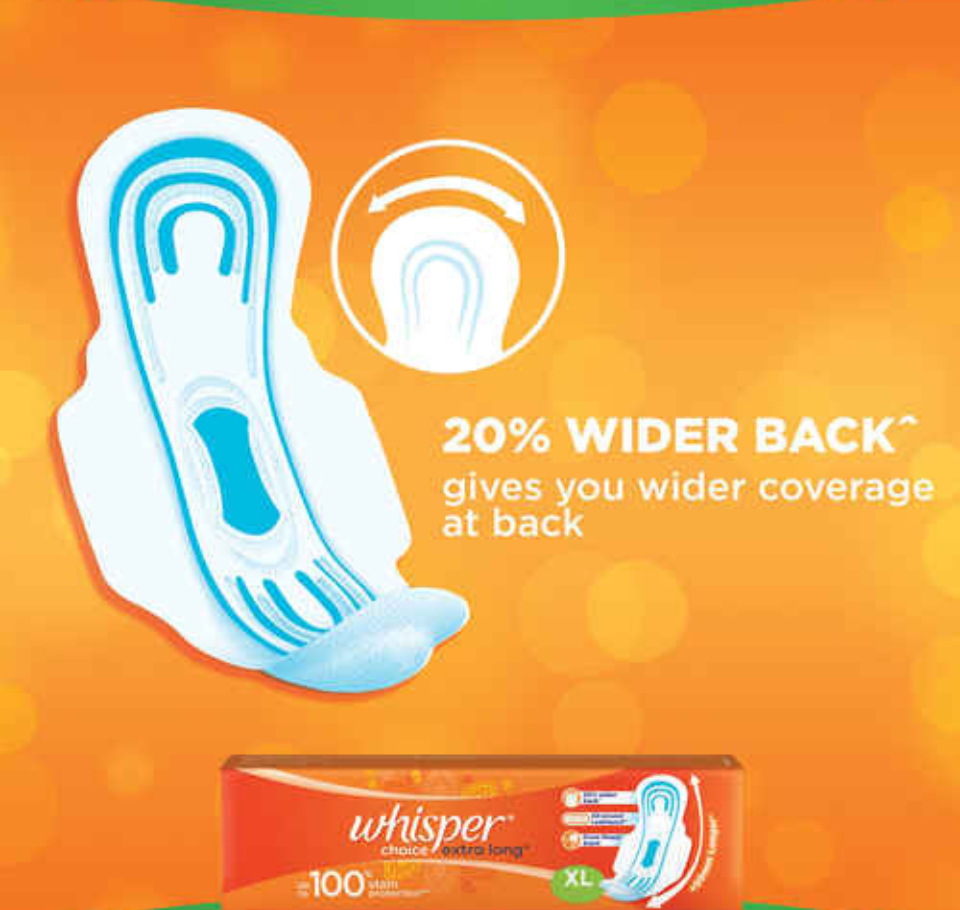 WHISPER CHOICE ULTRA WINGS XL 20PADS