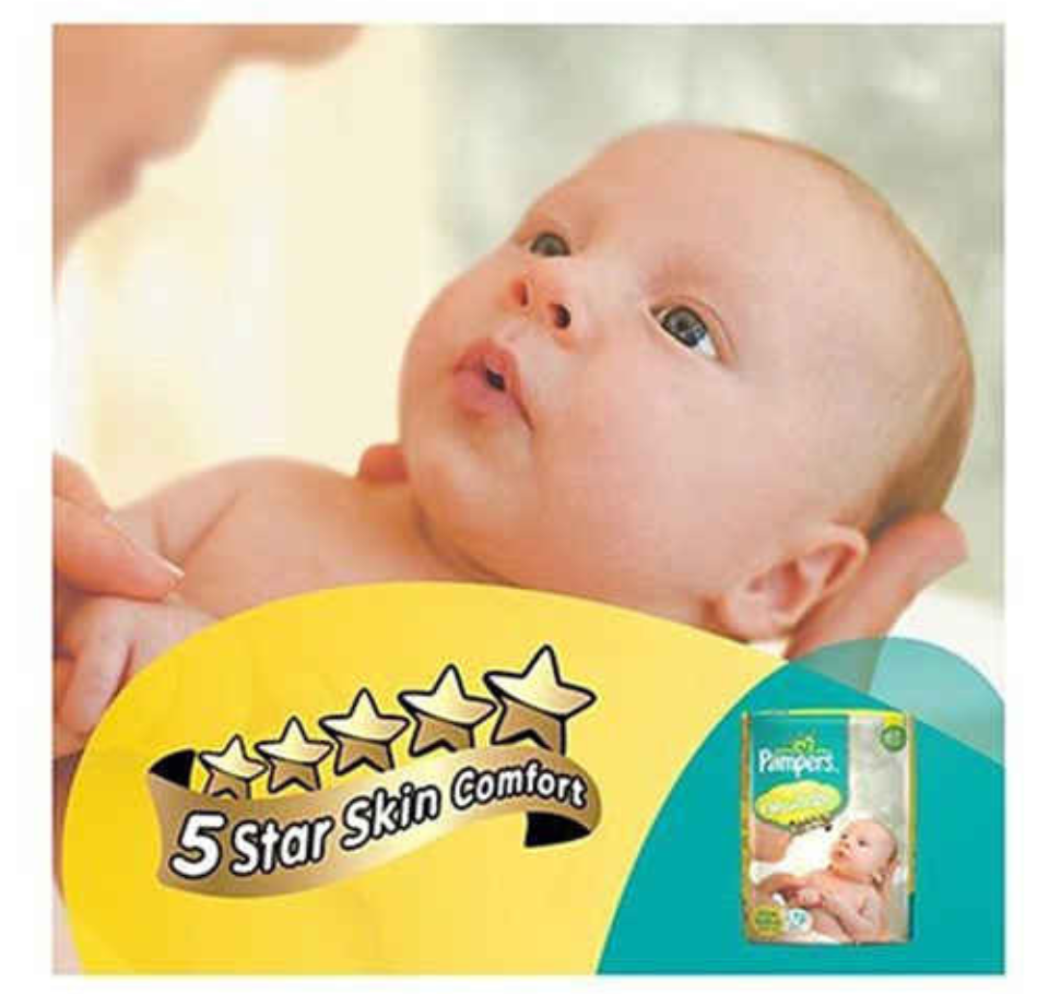 PAMPERS NEW BABY DIAPER (pack of 72)