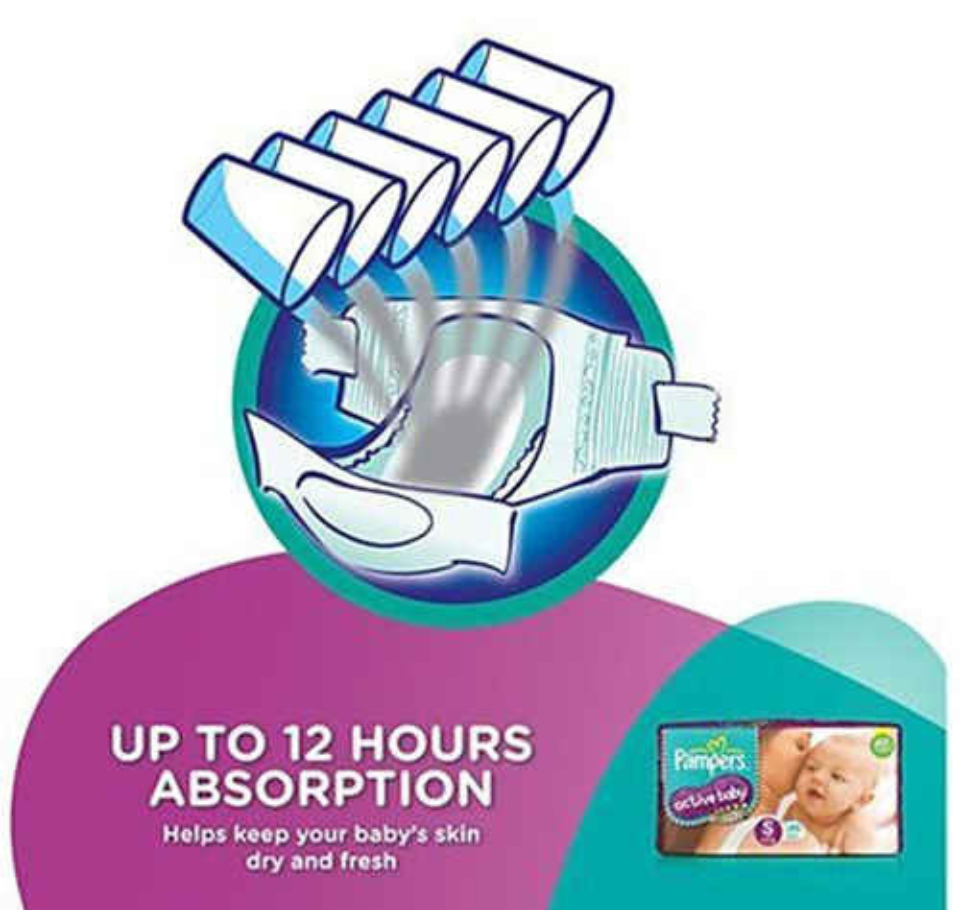 PAMPERS ACTIVE BABY S pack of 46