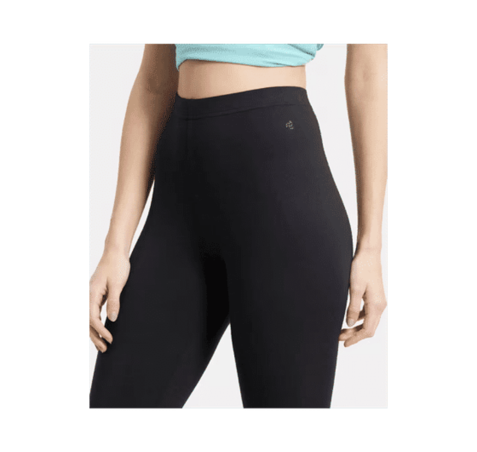 Jockey women's leggings with ultrasoft waistband - black M