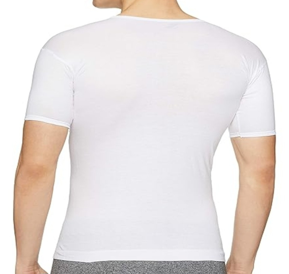 Rupa Jon Folding Round Neck Sleeve Men's Vest - 80 cm (S) - White: 3 Piece