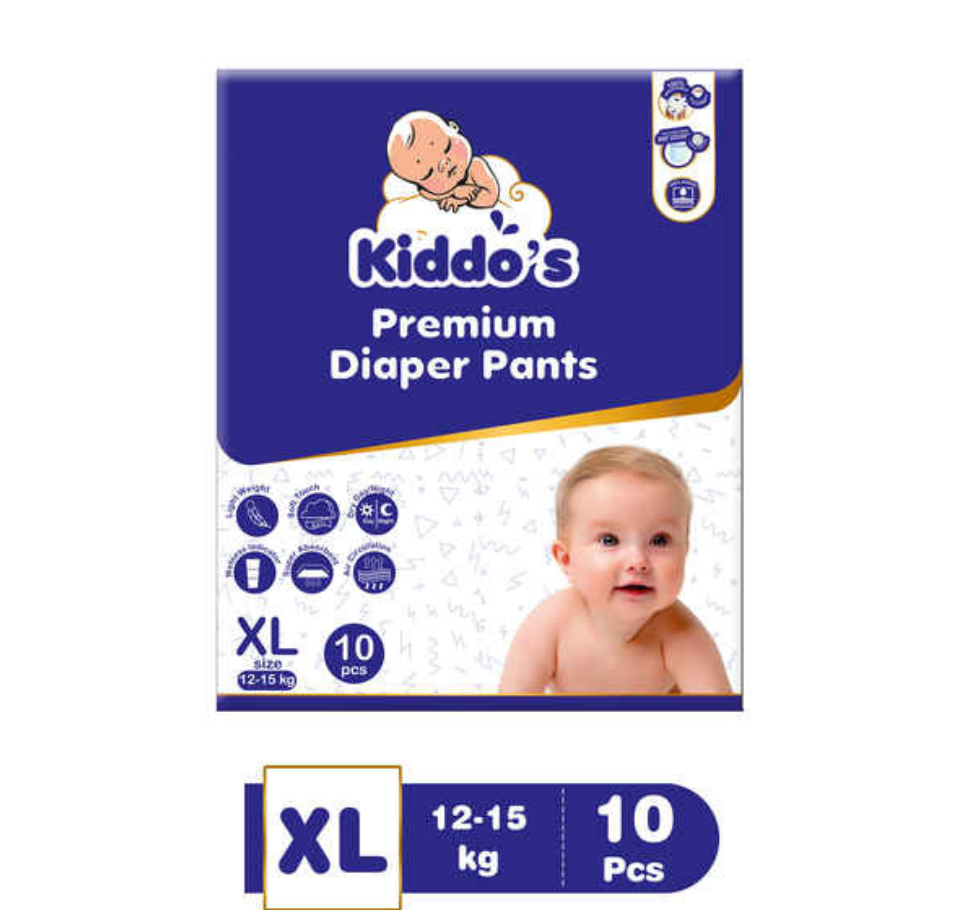 KIDDOS DIAPER PANTS 10 Pcs