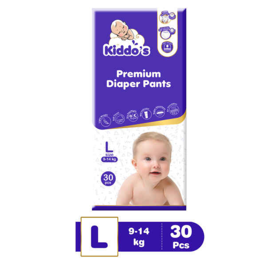 KIDDOS DIAPER PANTS 30Pcs