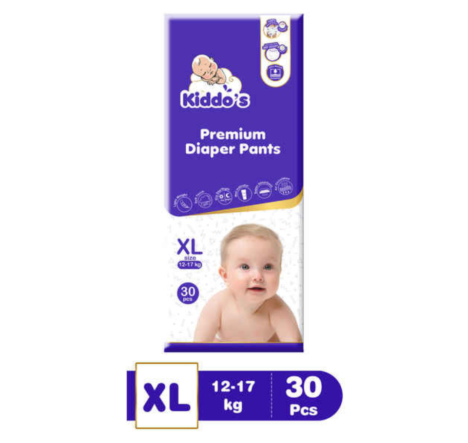 KIDDOS DIAPER PANTS 30Pcs