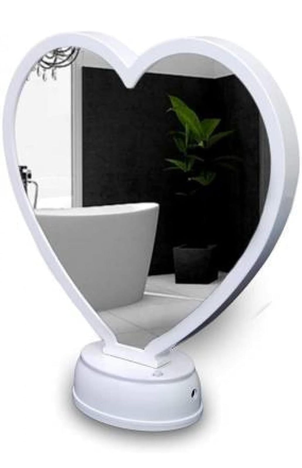 Magic photo mirror heart shape