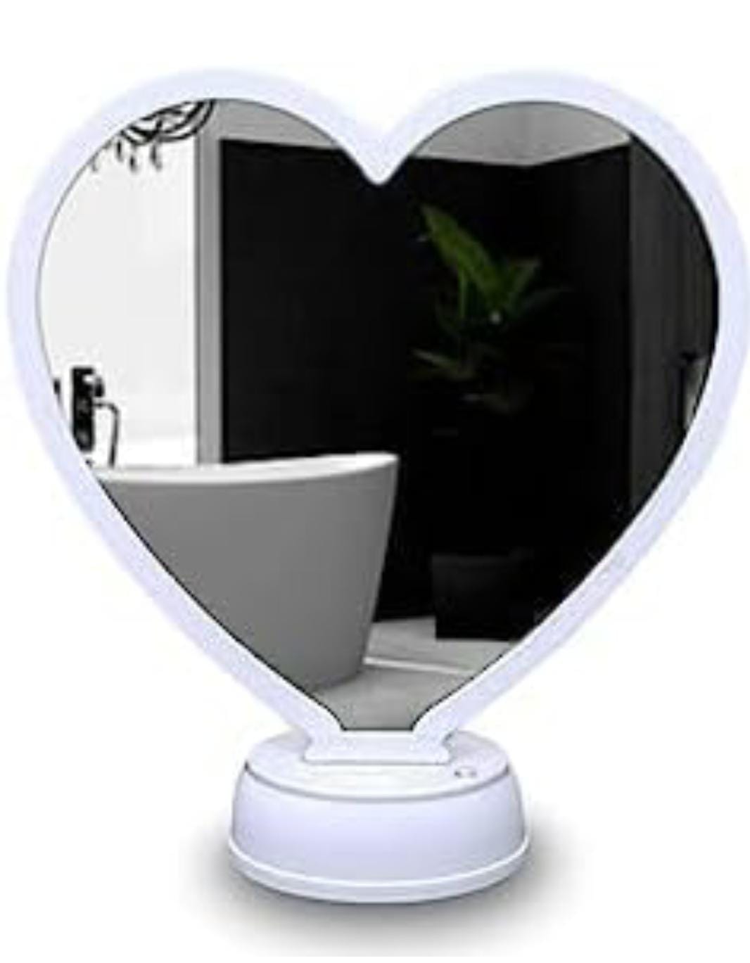 Magic photo mirror heart shape