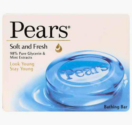 PEARS SOFT & FRESH BATHING SOAP ( 100 grams/ single soap bar)