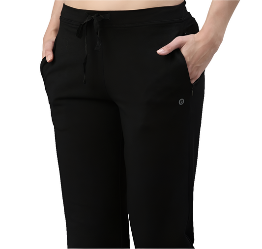 Enamor Straight Leg Lounge Pants (Jet Black)