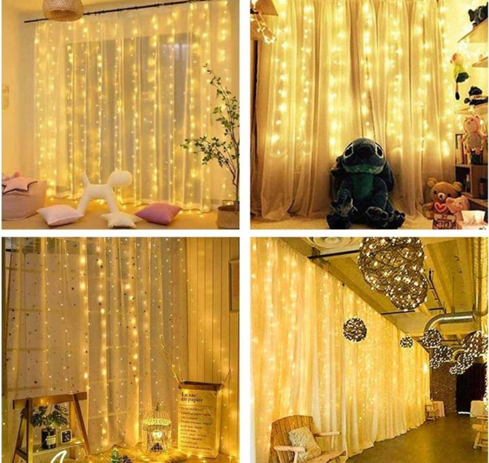 Curtain LED string lights (Warm white)