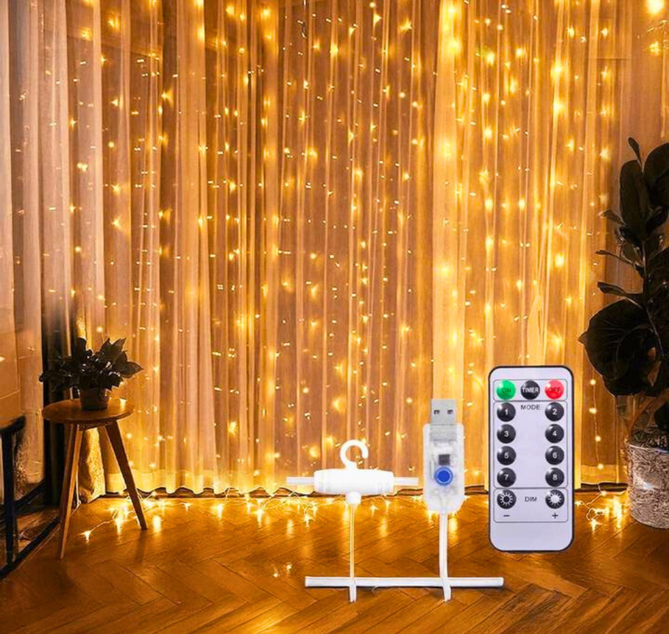 Curtain LED string lights (Warm white)