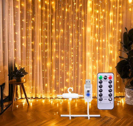 Curtain LED string lights (Warm white)